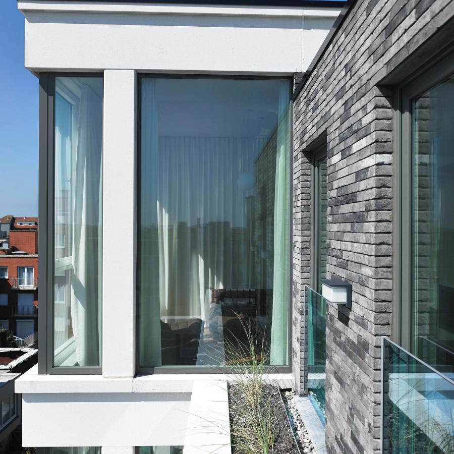 Stijlvolle En Lichtrijke Design Penthouse Met Prachtig Uitzicht Te Wenduine Appartement De Haan Buitenkant foto
