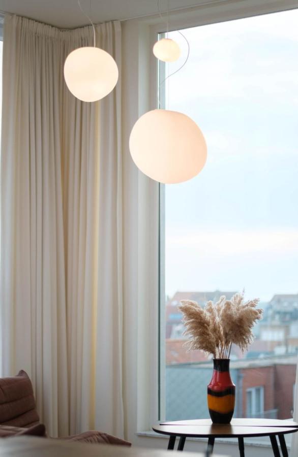 Stijlvolle En Lichtrijke Design Penthouse Met Prachtig Uitzicht Te Wenduine Appartement De Haan Buitenkant foto